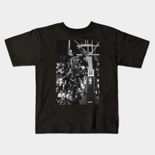 BASKETBALLART -JORDAN BLACK WHITE 1 Kids T-Shirt